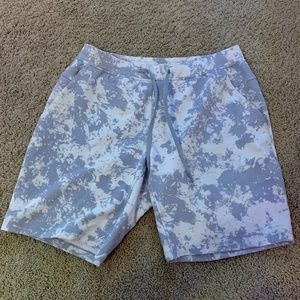 Lululemon Mens City Sweat Short 9" XL White/Grey